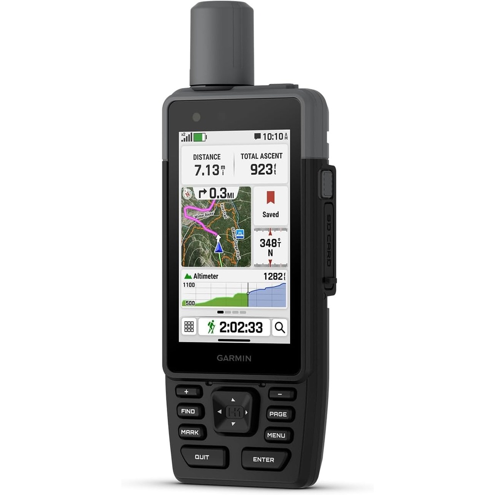 image:imageGarmin GPSMAP H1i Plus Premium GPS Handheld Navigator with inReach Plus Technology to Share Texts Photos Voice Memos and SOS OffGrid Touchscreen and Buttons Long Battery Life Preloaded Maps Inreach Plus Satellite Tech Enables Sos Text Photo and Voice Messages OffGrid Preloaded Topoactive MapsNo inReach Plus Technology