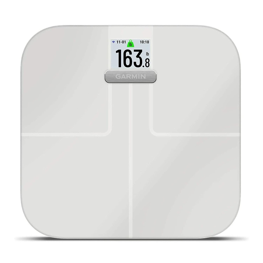 image:imageGarmin Index S2 Smart Scale with Wireless Connectivity Measure Body Fat Muscle Bone Mass Body Water and More Black 0100229402White