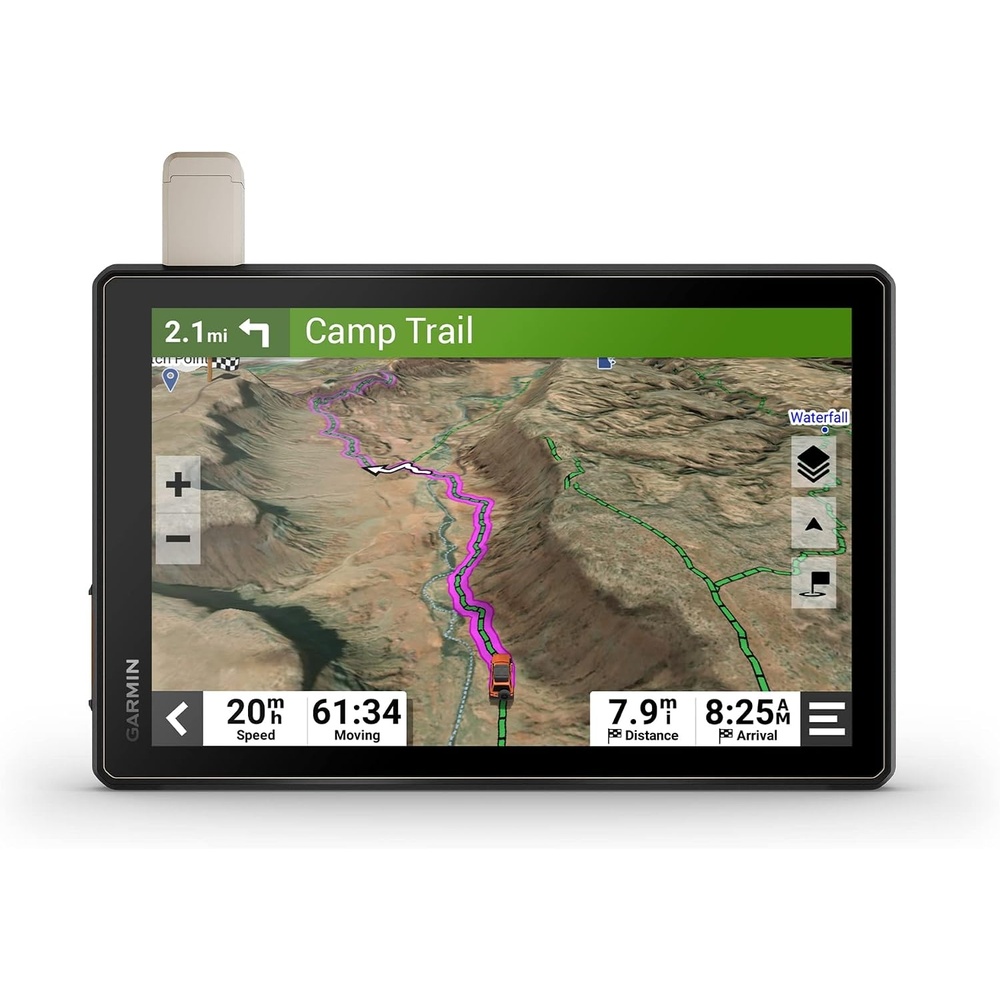 image:imageGarmin Tread XL Baja Race Edition Rugged ultrabright 10 OffRoad Race Navigator highPerformance GPS for Trophy Trucks Team Tracking with Builtin inReach Satellite CommunicationTread XL Overland