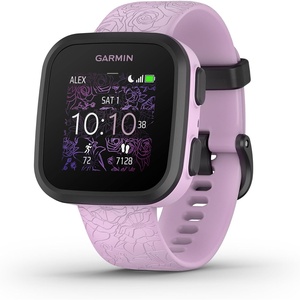 Garmin Bounce™, Kids Smartwatch, Two-Way Text and Voice Messaging, Location Tracking, Green Burst | Real-Time GPS Tracking, LTE Subscription Required, Up to 2 Days Battery, 5 Atm-Rated(Purple)