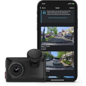 Garmin Dash Cam Live, 24/7 Live View, Always-Connected Dash Cam(X310)