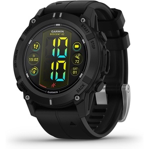 Garmin® Descent™ G2, Watch-Style Dive Computer, Bright AMOLED Display, Multiple Dive Modes, Health and Wellness Features, Black with Black Band | Watch-Style Dive Computer, 7 Dive Modes Incl. Technical and Apnea, Up to 10 Days Battery, 10 Atm(Black)
