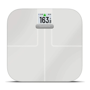 Garmin Index S2, Smart Scale with Wireless Connectivity, Measure Body Fat, Muscle, Bone Mass, Body Water% and More, Black (010-02294-02)(White)