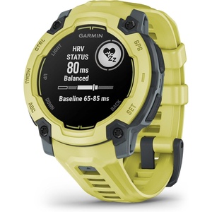 Garmin Instinct® 3 45mm, AMOLED Display, Rugged Outdoor GPS Smartwatch, Metal-Reinforced Bezel, Built-in Flashlight, Up to 18 Days of Battery Life, Black | 45mm Amoled 1.2 Display, Metal-Reinforced Bezel, Built-in Flashlight, Up to 18 Days Battery, Multi-Band GPS, 10 Atm(Electric Lime)