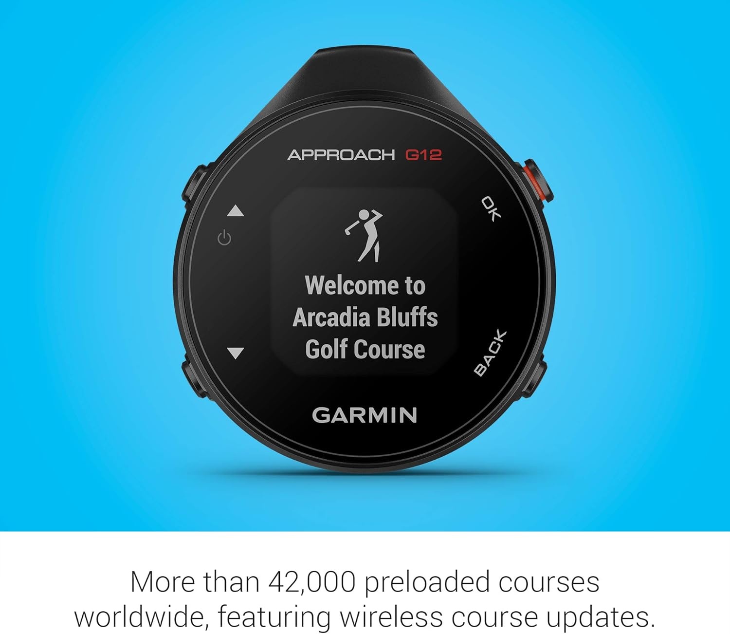 image:imageGarmin Approach G12 Clipon Golf GPS Rangefinder 42k Preloaded Courses 0100255500Rangefinder