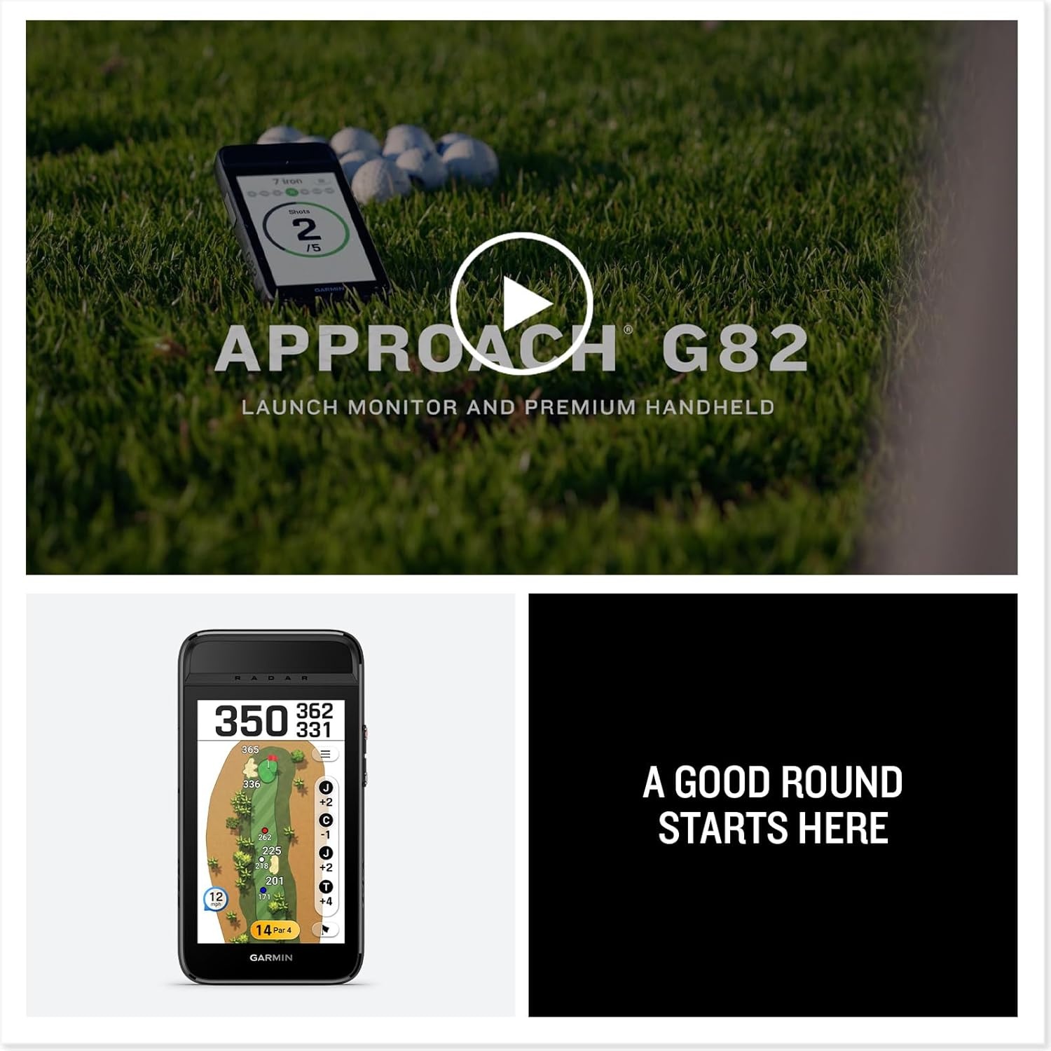 image:imageGarmin Approach G82 Portable Golf Launch Monitor Premium GPS Handheld Large Color Touchscreen  5Inch Color Touchscreen Builtin Radar Launch Monitor 43 000 Plus Preloaded Courses Up to 25 Hr GPS Battery IPX7
