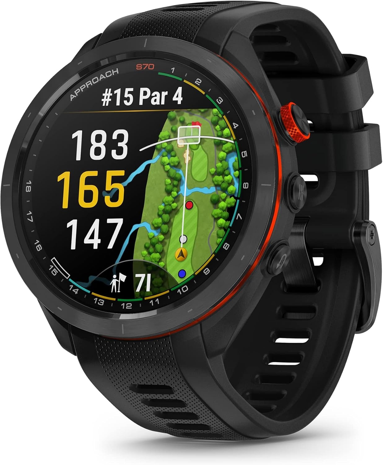 image:imageGarmin Approach S70 47mm Premium GPS Golf Watch BlackBlack