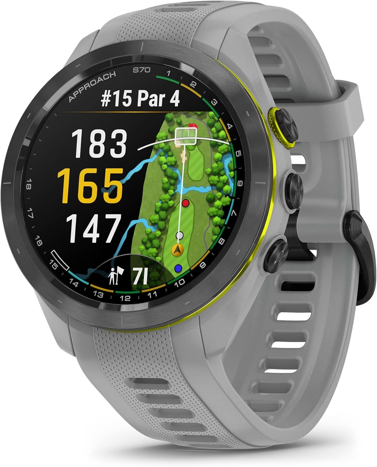 image:imageGarmin Approach S70 47mm Premium GPS Golf Watch BlackPowder Gray
