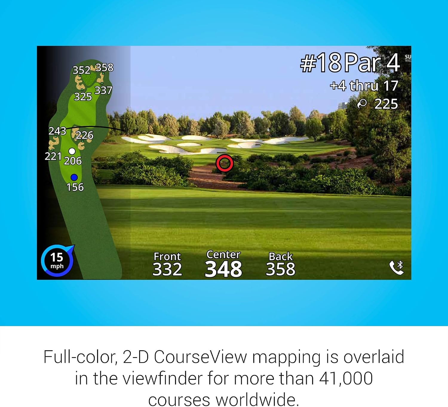 image:imageGarmin Approach Z82 Golf GPS Laser Range Finder Accuracy Within 10 of The Flag 2D Course Overlays