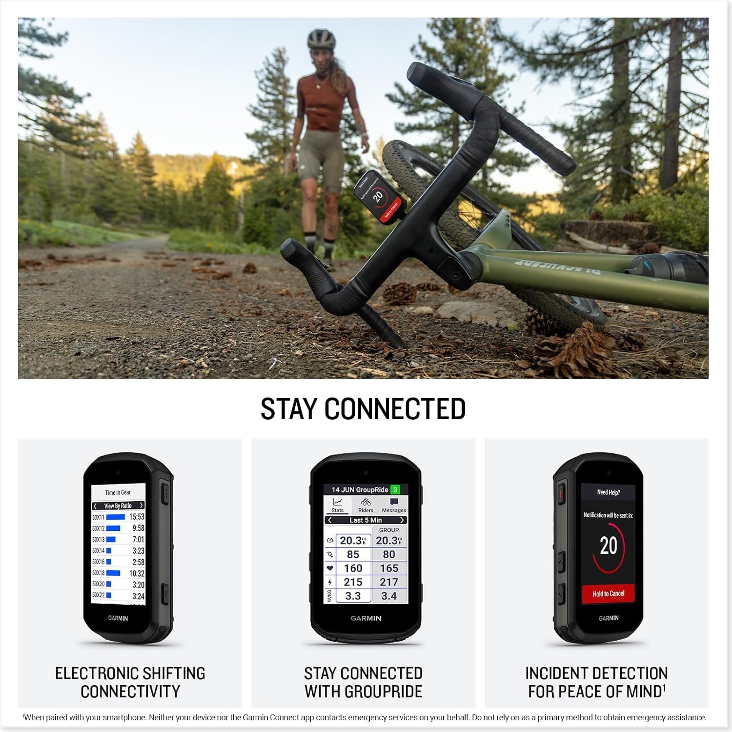 image:imageGarmin Edge 850 Compact GPS Cycling Computer Vivid Color Touchscreen Display BikeSpecific Mapping Advanced Training and Performance Insights 27 420600 Color Touchscreen Preloaded Bike Maps MultiBand Gnss Plus 5hz Garmin Pay Up to 12h IPX7