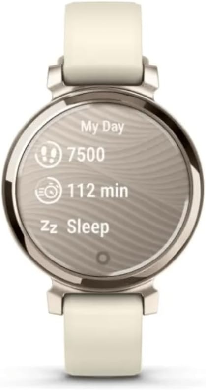 image:imageGarmin Lily 2 Small and Stylish Smartwatch Hidden Display Patterned Lens Up to 5 Days Battery Life CoconutCoconut