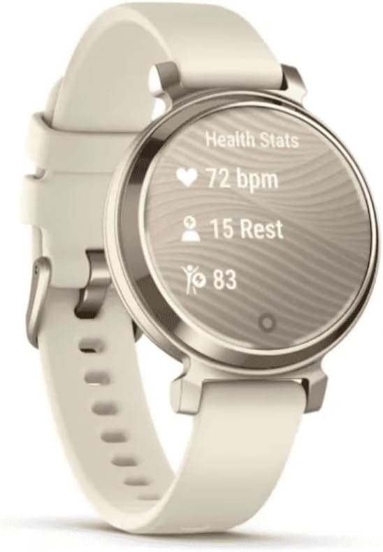 image:imageGarmin Lily 2 Small and Stylish Smartwatch Hidden Display Patterned Lens Up to 5 Days Battery Life CoconutCoconut