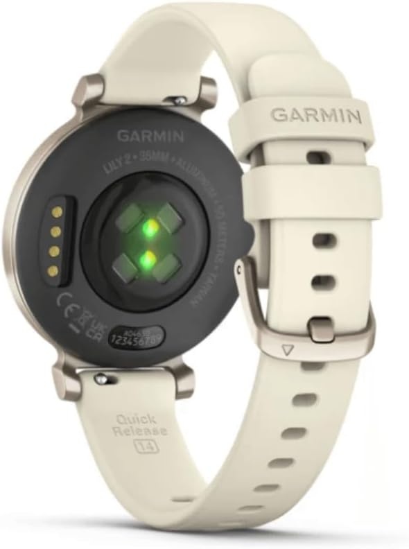 image:imageGarmin Lily 2 Small and Stylish Smartwatch Hidden Display Patterned Lens Up to 5 Days Battery Life CoconutCoconut