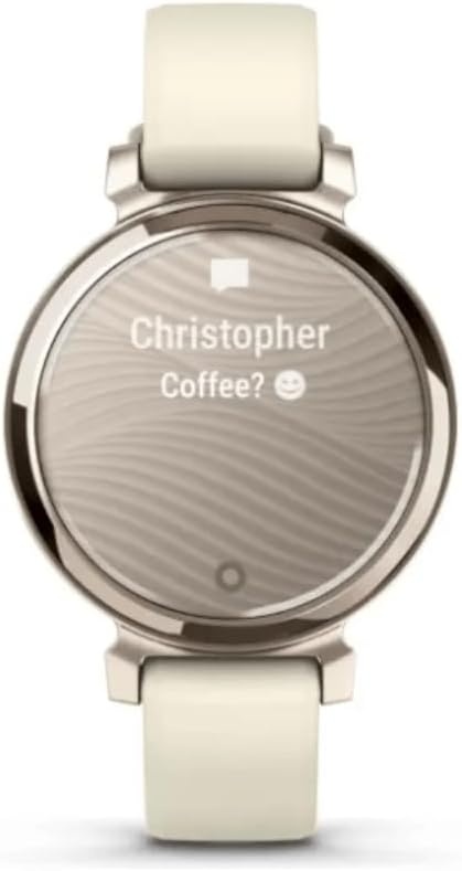 image:imageGarmin Lily 2 Small and Stylish Smartwatch Hidden Display Patterned Lens Up to 5 Days Battery Life CoconutCoconut