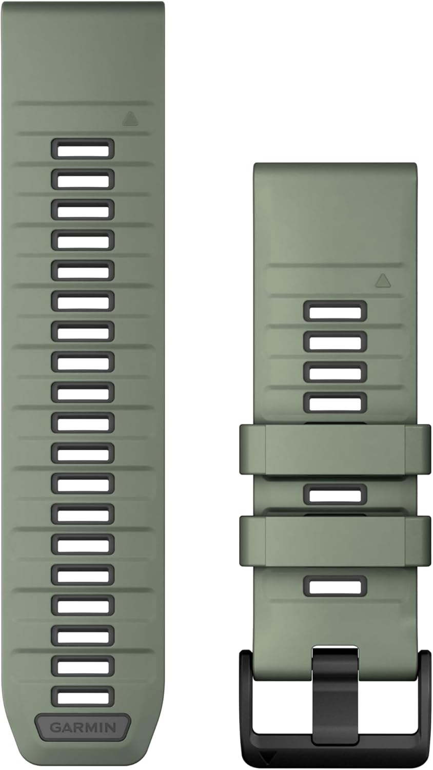 image:imageGarmin QuickFit 20mm BlackPebble Gray Silicone BandWillowGraphite