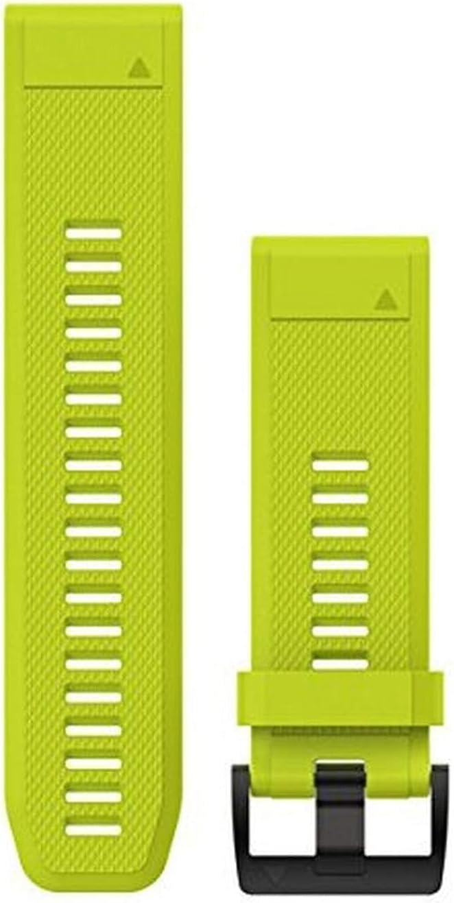 image:imageGarmin QuickFit 22 Watch Band Ember Orange SiliconeAmp Yellow Silicone