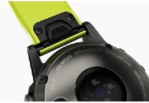 image:imageGarmin QuickFit 22 Watch Band Ember Orange SiliconeAmp Yellow Silicone