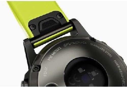 image:imageGarmin QuickFit 22 Watch Band Ember Orange SiliconeAmp Yellow Silicone