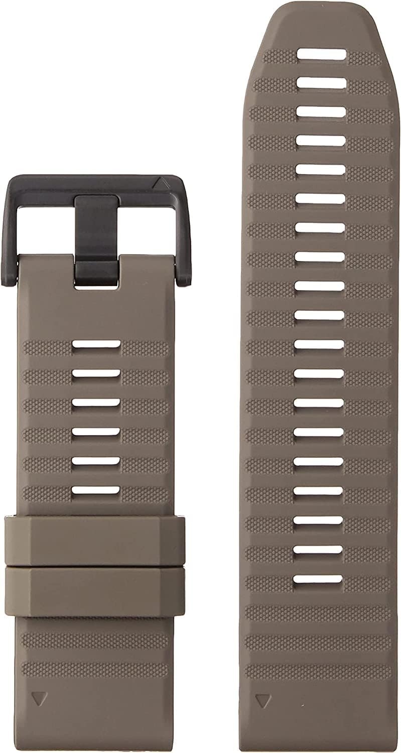 image:imageGarmin QuickFit 22 Watch Band Ember Orange SiliconeDark Sandstone Silicone