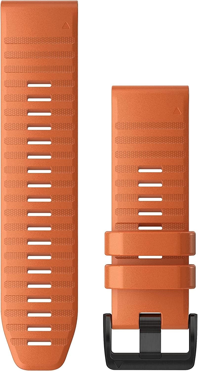 image:imageGarmin QuickFit 22 Watch Band Ember Orange SiliconeEmber Orange Silicone