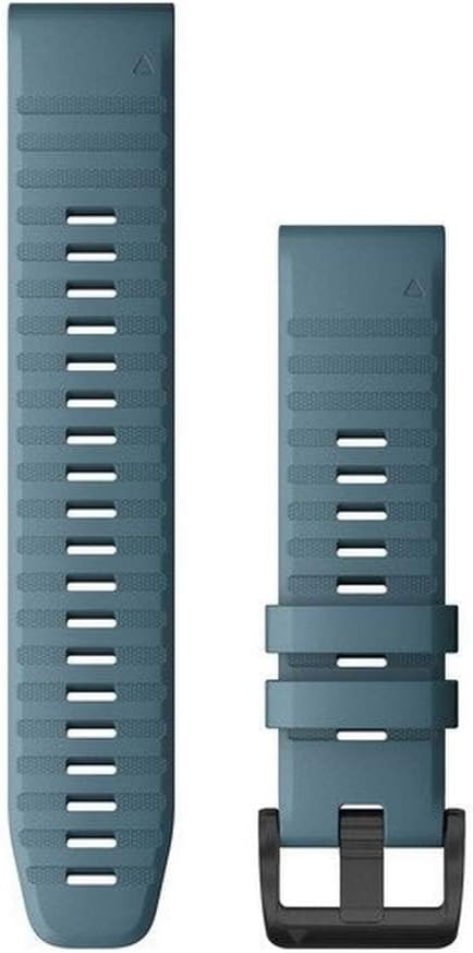 image:imageGarmin QuickFit 22 Watch Band Ember Orange SiliconeLakeside Blue Silicone