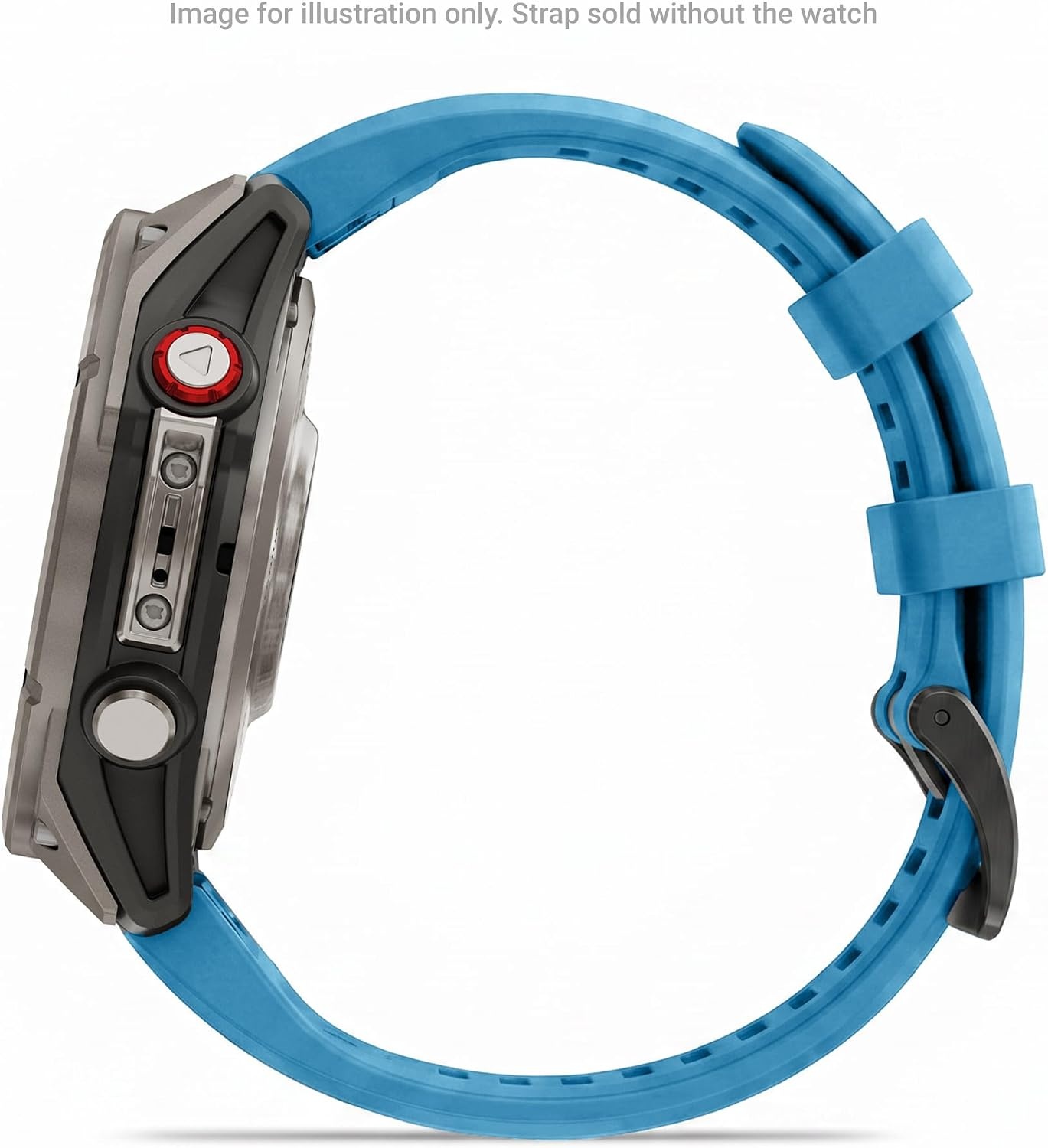 image:imageGarmin QuickFit 22 Watch Band Ember Orange SiliconeLakeside Blue Silicone