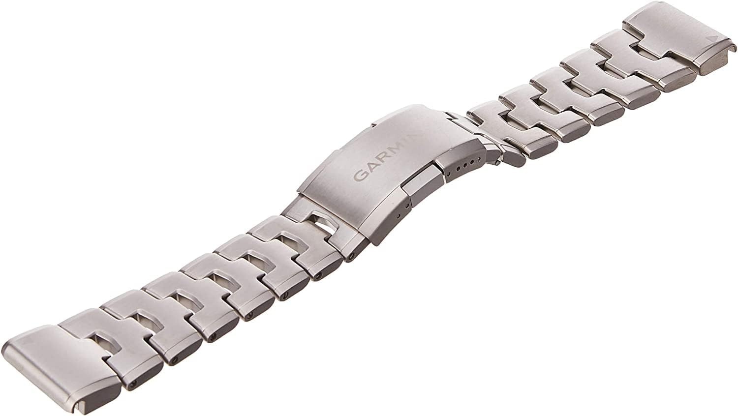 image:imageGarmin QuickFit 22 Watch Band Ember Orange SiliconeVented Titanium Bracelet