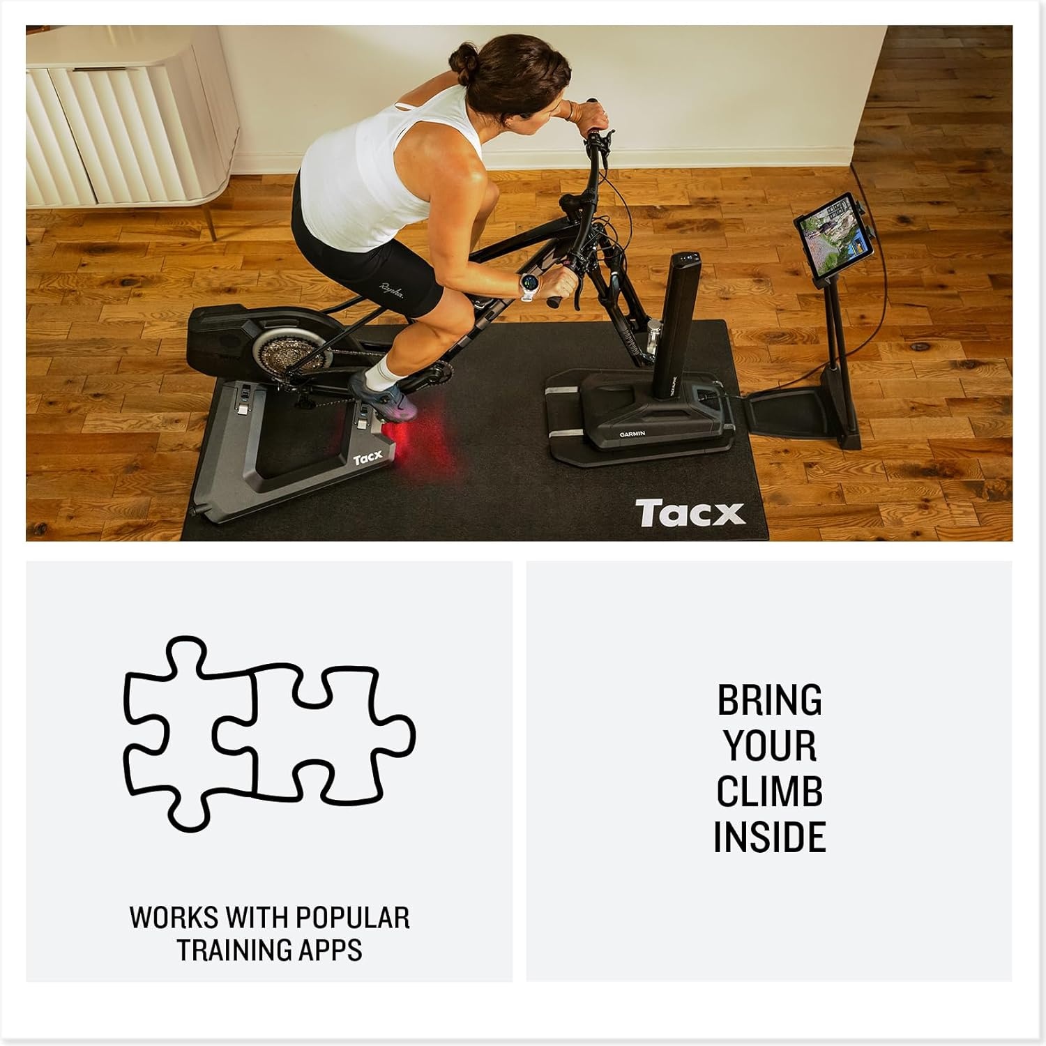image:imageGarmin TacX Alpine Gradient Simulator for Indoor Training Works with TacX NEO 3M and 2T Smart Trainers Automatically Responds to Virtual Grade Changes