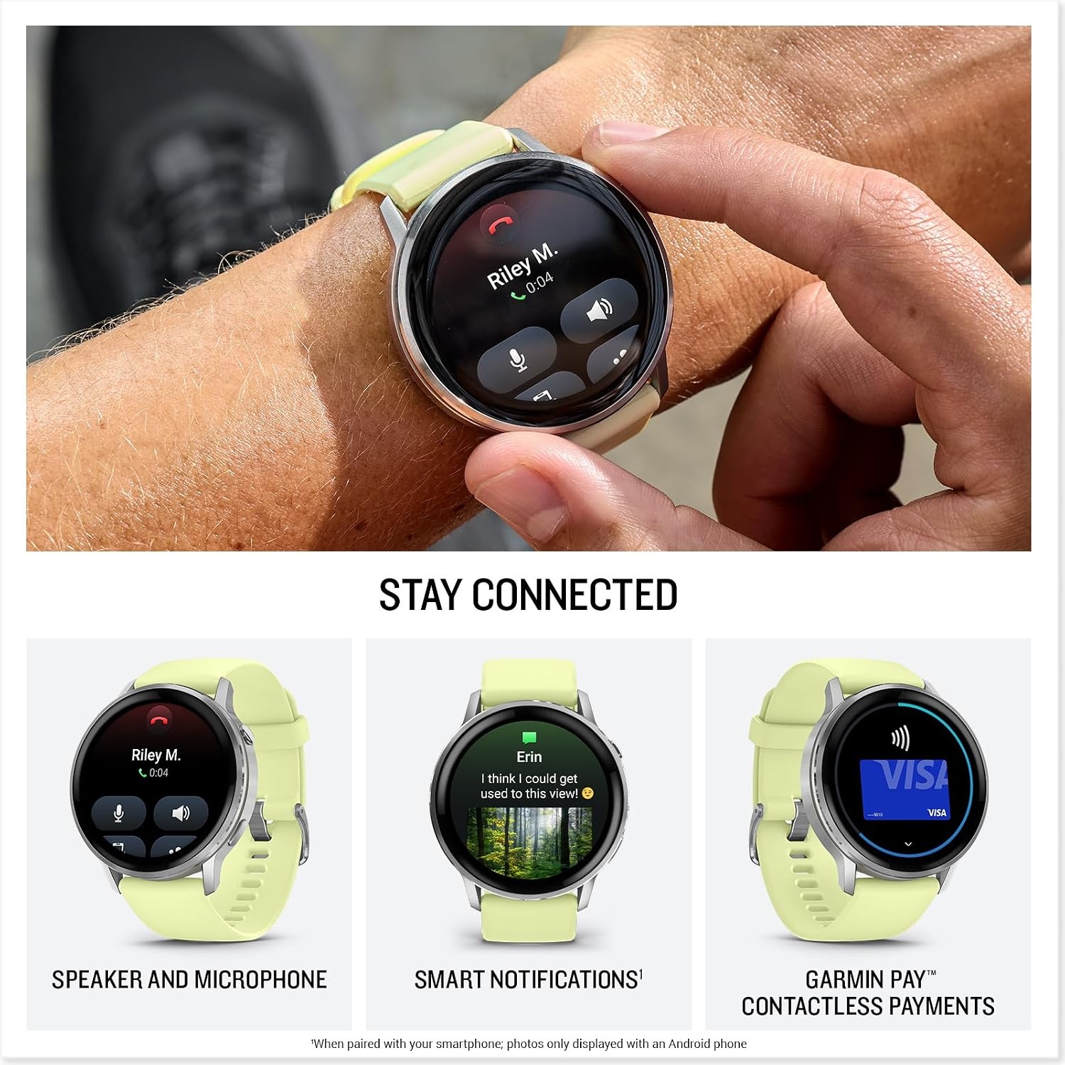 image:imageGarmin Venu 4 45mm Advanced Health and Fitness GPS Smartwatch Bright and Colorful Display Builtin Flashlight 12 Days of Battery Life Slate with Black Silicone Band 45mm Amoled GPS Smartwatch Builtin Flashlight Up to 12 Days Battery SPO2 Wrist Hr Garmin PayCitron
