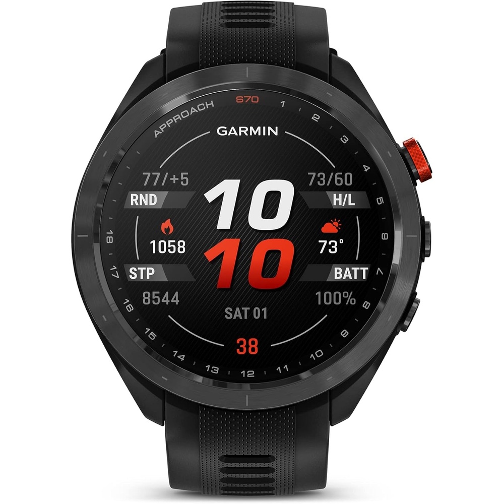 image:imageGarmin Approach S70 47mm Premium GPS Golf Watch BlackBlack