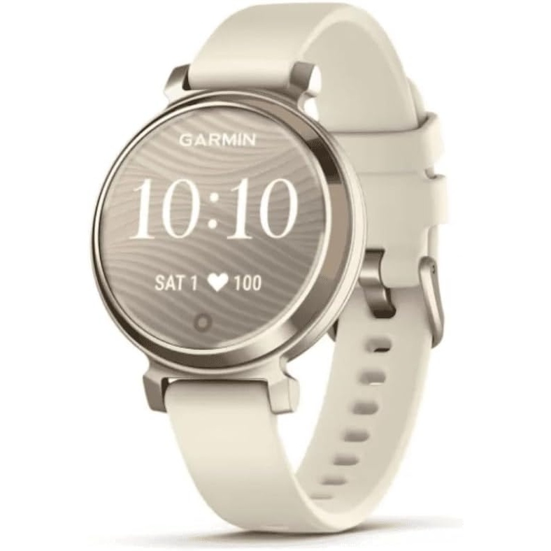 image:imageGarmin Lily 2 Small and Stylish Smartwatch Hidden Display Patterned Lens Up to 5 Days Battery Life CoconutCoconut