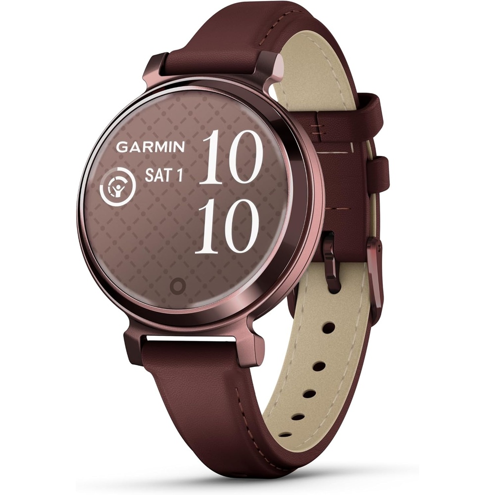 image:imageGarmin Lily 2 Small and Stylish Smartwatch Hidden Display Patterned Lens Up to 5 Days Battery Life CoconutMulberry