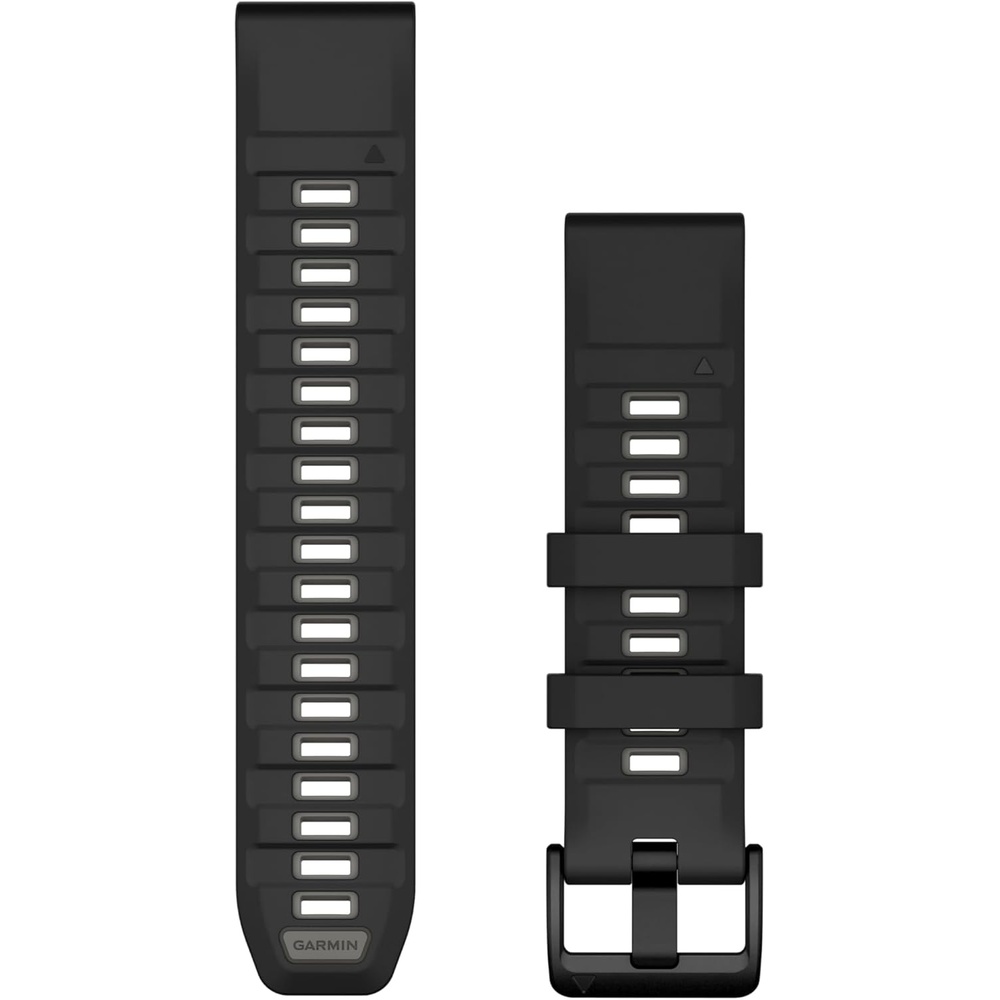 image:imageGarmin QuickFit 20mm BlackPebble Gray Silicone BandBlackPebble Gry