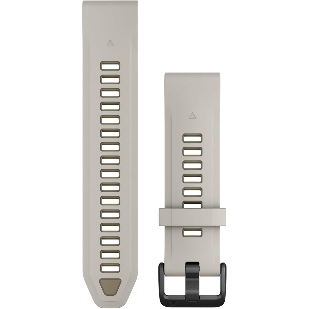 image:imageGarmin QuickFit 20mm BlackPebble Gray Silicone BandFog GryDark Sndstn