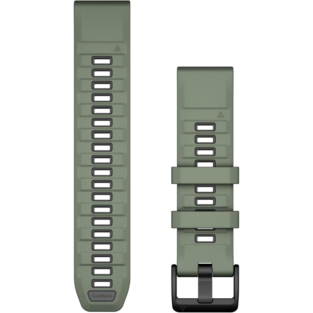 image:imageGarmin QuickFit 20mm BlackPebble Gray Silicone BandWillowGraphite