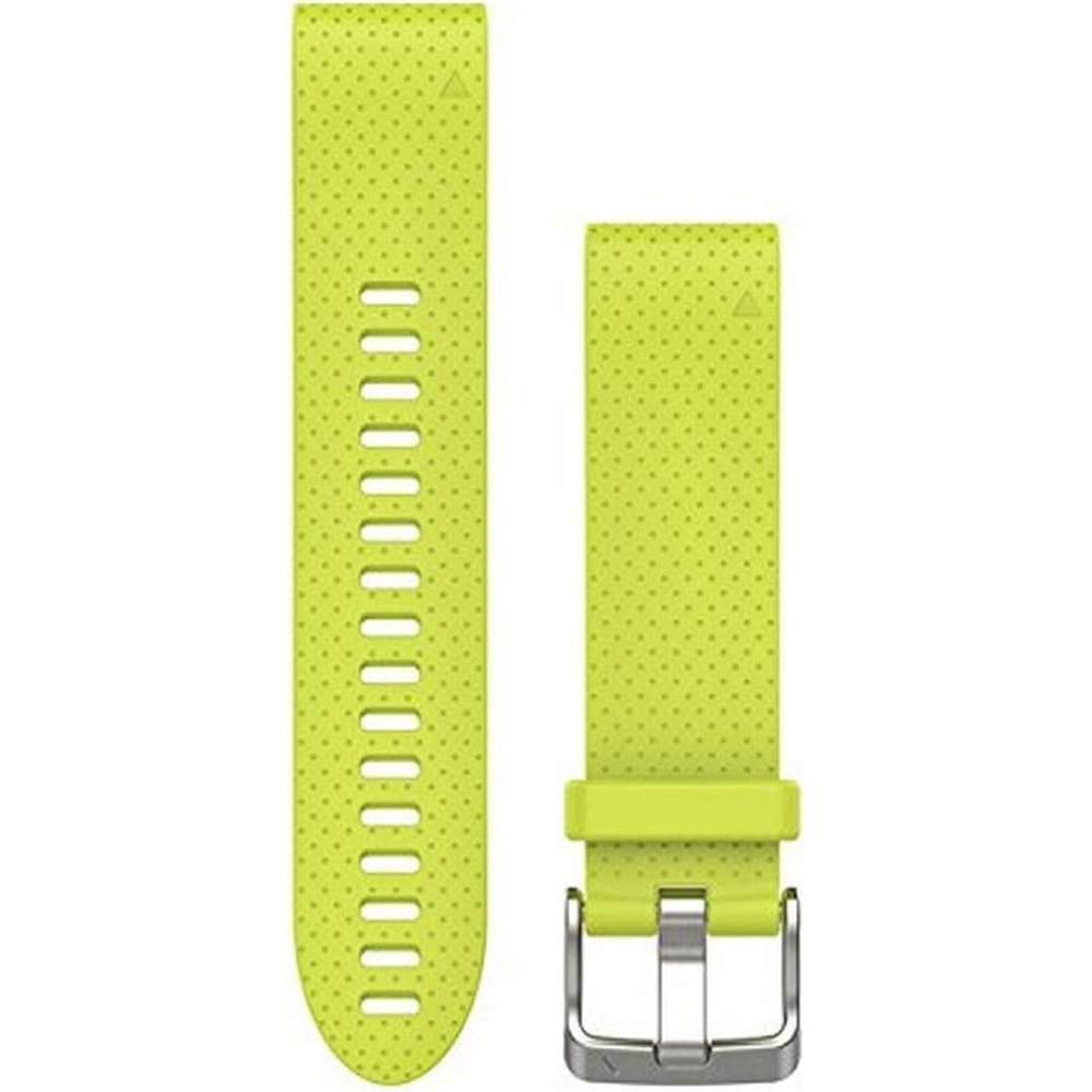 image:imageGarmin QuickFit 22 Watch Band  Ember Orange SiliconeAmp Yellow Silicone
