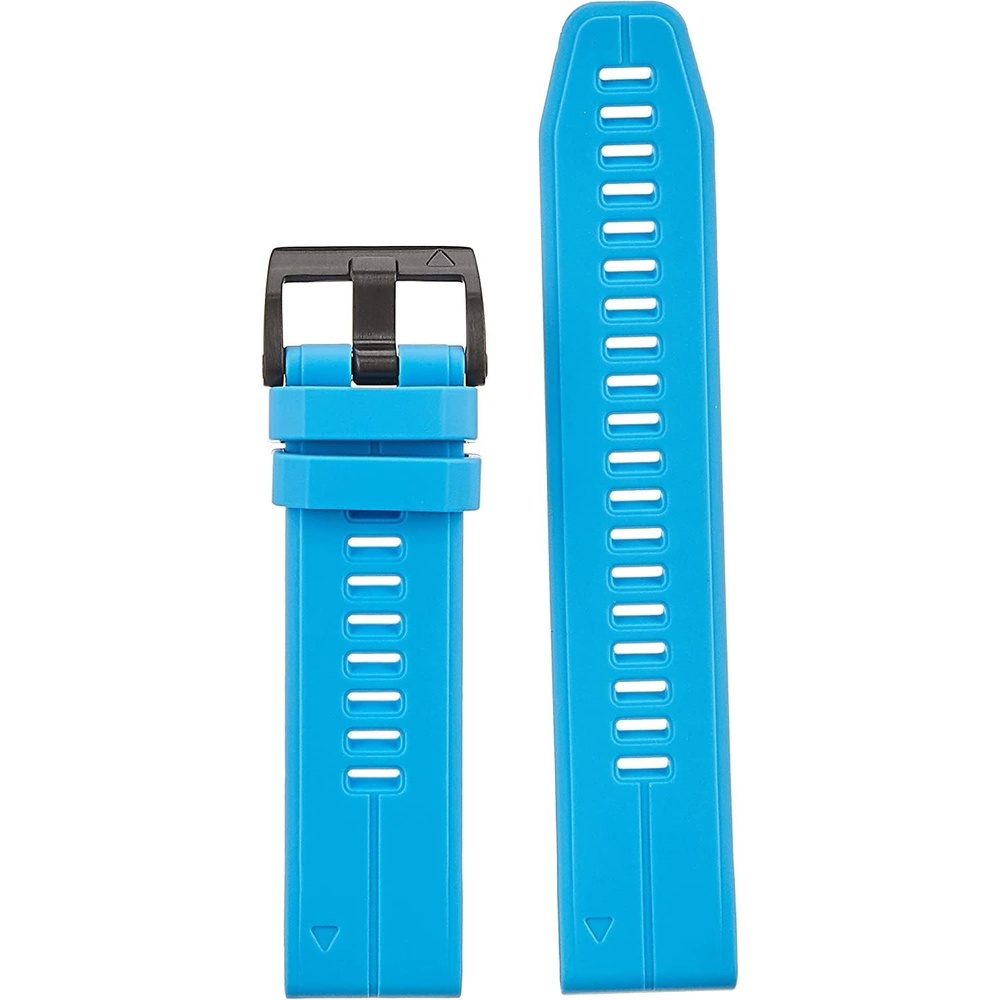 image:imageGarmin QuickFit 22 Watch Band  Ember Orange SiliconeCyan Blue Silicone
