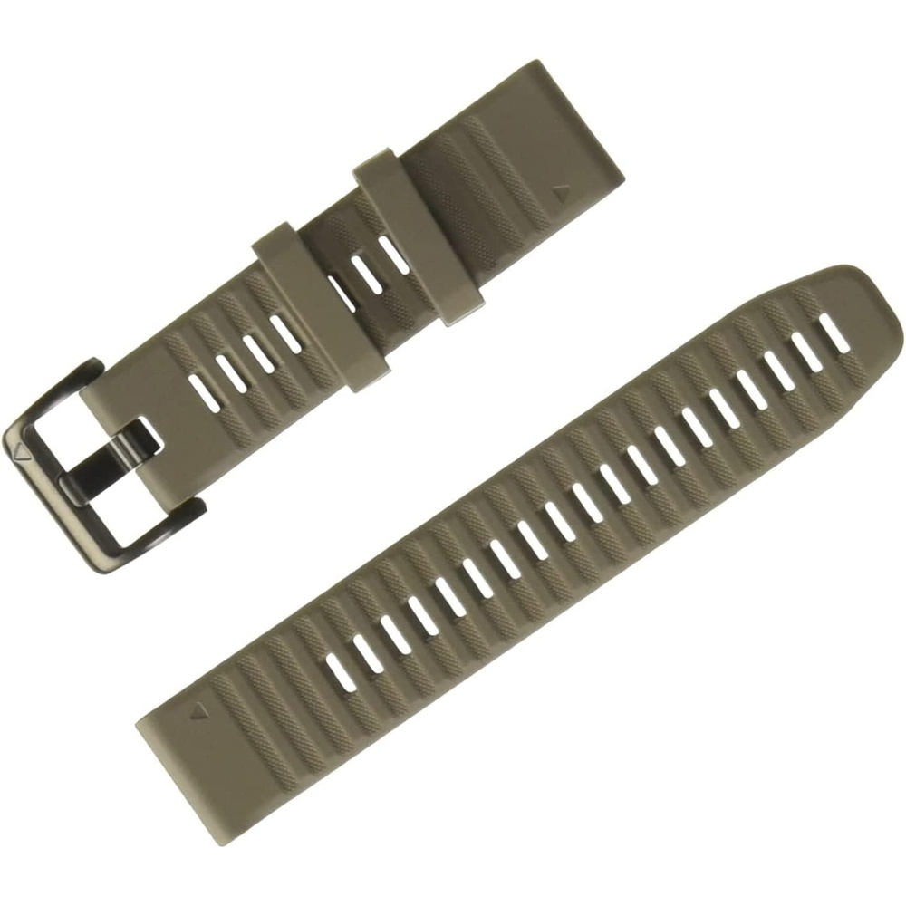 image:imageGarmin QuickFit 22 Watch Band Ember Orange SiliconeDark Sandstone Silicone