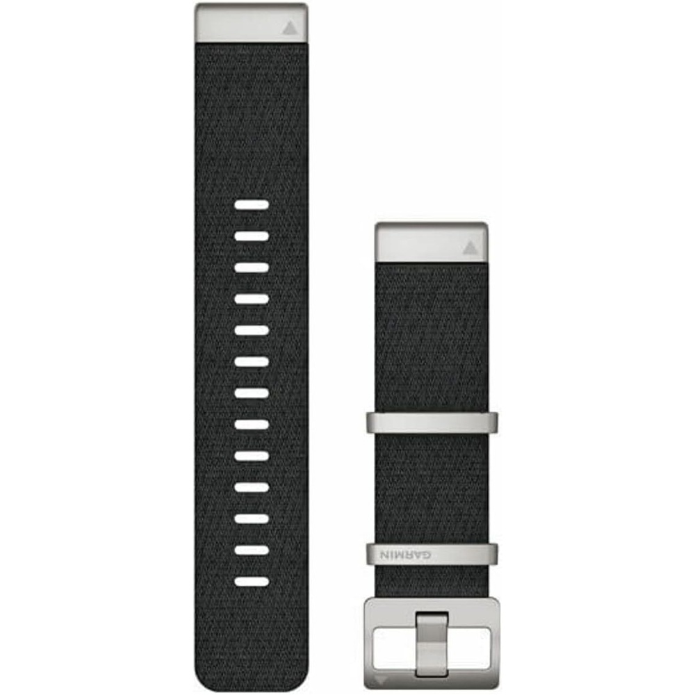 image:imageGarmin QuickFit 22 Watch Band  Ember Orange SiliconeJacquardweave Nylon Strap  Black