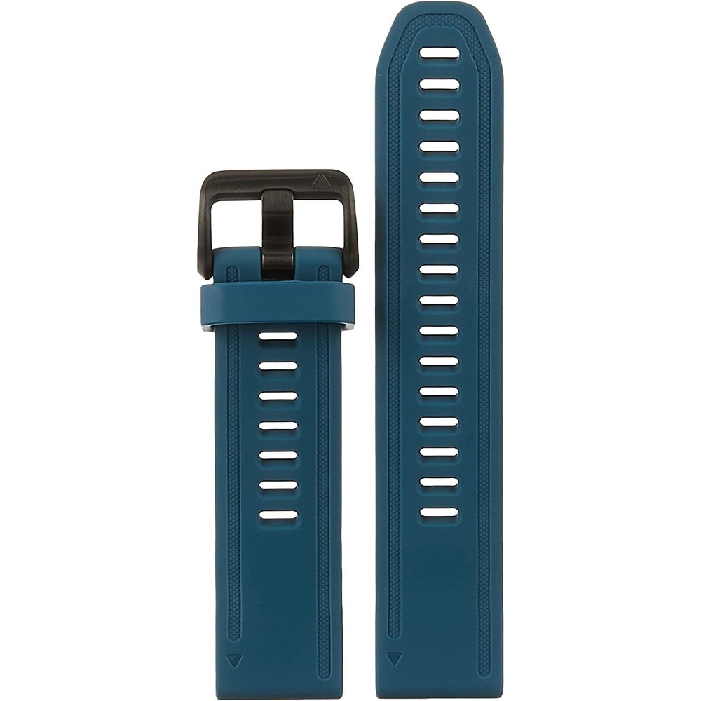 image:imageGarmin QuickFit 22 Watch Band  Ember Orange SiliconeLakeside Blue Silicone