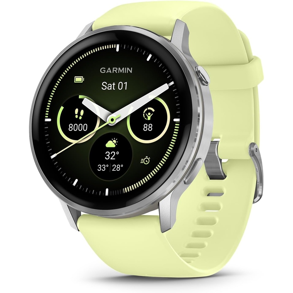 image:imageGarmin Venu 4 45mm Advanced Health and Fitness GPS Smartwatch Bright and Colorful Display Builtin Flashlight 12 Days of Battery Life Slate with Black Silicone Band 45mm Amoled GPS Smartwatch Builtin Flashlight Up to 12 Days Battery SPO2 Wrist Hr Garmin PayCitron